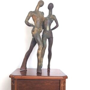 Vintage George Tudzarov Sensual Dancers Signed Zaro Sculpture Statue Figurine